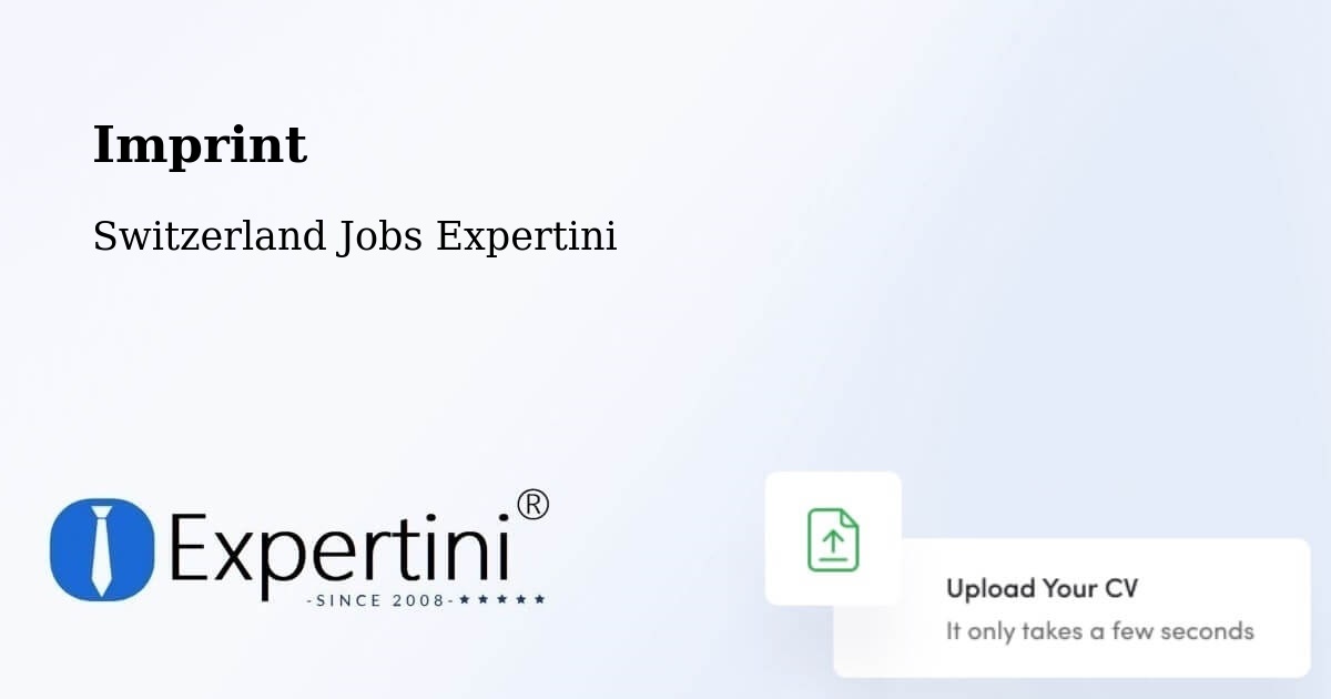 Imprint – Schaffhausen - Switzerland Jobs Expertini
